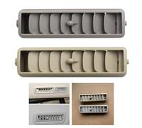 FACAIIO Grille d'aération latérale pour Pajero V93 V97 Gris Beige ABS Décor