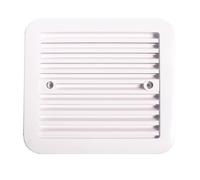 FACAIIO Grille d'aération pour caravane, double fenêtre latérale pour camping-car, yacht, remorque, matériau ABS, imperméable et durable, 140 x 129 mm