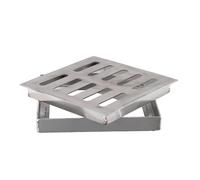 FACAIIO Grille de drainage pour eau de pluie en acier inoxydable 150 x 150 x 20 mm à 300 x 300 x 20 mm