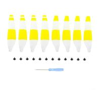 FACAIIO Hélices pour DJI pour Mini 3 Pro, 8 pièces à faible bruit pour un | Conçu pour DJI Mini 3 pour Pro Performance, léger pour une construction ABS durable, une seconde pour un dégagement rapide