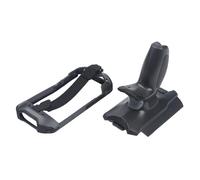 FACAIIO Housse de protection + poignée pistolet pour Zebra TC51 TC52 TC56 TC57 ABS résistant aux chocs avec dragonne, kit noir facile à installer