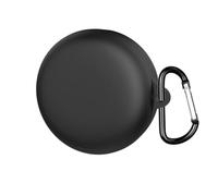 FACAIIO Housse d'écouteurs en silicone pour Soundcore Sleep A30, résistante aux chocs, lavable, avec mousqueton, noir