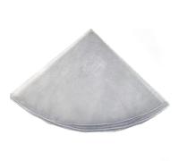 FACAIIO Housse en maille pour réservoir de pluie de jardin, 95 cm, filet de protection en polyester pour barils et seaux de protection (gris)