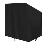 FACAIIO Housse imperméable en tissu Oxford 210D pour maison de jeu Kidkraft en bois avec cordon de serrage Noir 198 x 129 x 129 cm