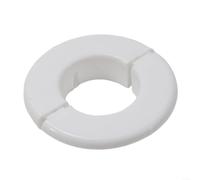 FACAIIO Œillet d'entrée de câble rond - Rosace blanche pour protection de tuyau (50 mm)