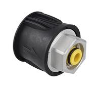 FACAIIO Interface de conversion pour nettoyeur haute pression Kärcher série K, pour adaptateur M22/14 avec ajustement universel pour Karcher et pour Nilfisk, ABS noir ou alliage d'aluminium 5 x 5 x 5