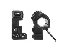 FACAIIO Interrupteur de commande de rechange 6 broches pour scooter Kukirin G2 Pro, G2 Pro DB, G2 Max, panneau de bouton étanche avec klaxon et feux de direction