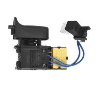 FACAIIO Interrupteur de contrôle de vitesse pour marteau perforateur électrique compatible avec Makita 650588-6 DS4010 HR2460 HR2470 HR2230 HR2470FT Pièces en plastique noir