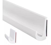 FACAIIO Inverseur de gouttière de toit en forme de J en TPE - Utilisation en extérieur - 5 m de long - Blanc