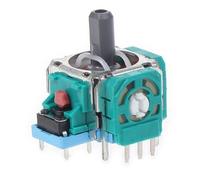 FACAIIO Joystick analogique 2K3 Ohm pour remplacement de manette PlayStation 5 DualSense en plastique avec contrôle précis, 10 x 10 x 3 cm, vert ou bleu