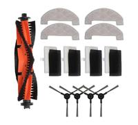 FACAIIO Kit d'accessoires pour aspirateur robot Mova E10 E20 Plus, comprend une brosse principale, une brosse latérale, un filtre, des serpillères, des pièces à ajustement direct