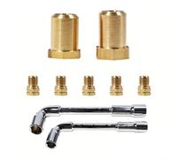 FACAIIO Kit de conversion de propane 7 pièces pour sèche-linge WB28X24757, ensemble de buses en laiton pour transition gaz naturel vers LP, installation rapide (B)
