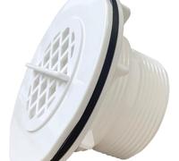 FACAIIO Kit de filtre d'entrée d'eau blanc fileté pour Intex 635T, 633T, SF90110-1, SF80110-2, SF70110-2 et autres modèles de pompe filtrante