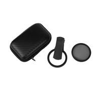 FACAIIO Kit de filtres polarisants circulaires à clipser pour iPhone et smartphones, filtre CPL réduction de l'éblouissement, saturation des couleurs, noir 52 mm