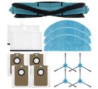 FACAIIO Kit d'entretien complet pour Liectroux G7, AENO RC4S, EVOLUTION pour aspirateurs robots airo - pour brosse principale, brosses latérales, filtres, serpillères et sacs à poussière (A)