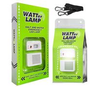 FACAIIO Lampe LED à eau salée pour lanterne de camping en plein air, autonomie de 140 h, pas besoin de piles, luminosité de 50 lm avec 3 LED, pour sel comestible