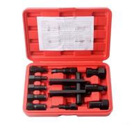 FACAIIO Lot de 10 extracteurs de roulement interne pour moto, roue de 8 à 25 mm, outils de démontage de moyeu pour l'entretien du vélo, kit d'extraction en métal avec étui de rangement