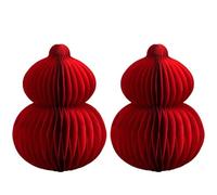 FACAIIO Lot de 2 décorations d'arbre pliables en carton origami pour la maison, les fêtes, les patios, les gâteaux