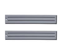 FACAIIO Lot de 2 drains en silicone pour tapis de rangement pour couvercle de casserole - Organiseur de comptoir de cuisine antidérapant avec cordes résistantes à la chaleur et à l'eau, 45 cm x 8 cm