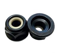 FACAIIO Lot de 2 écrous de collier à filetage inversé M10 x 1,0 pour main gauche pour brosse FS36 FS40 FS55, adaptateur en nylon métallique