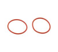FACAIIO Lot de 2 joints d'étanchéité pour fourche avant de vélo 32 mm ID pour Fox, Rockshox, Manitou - Joint en caoutchouc rouge pour fourche de suspension de 32 mm