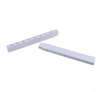 FACAIIO Lot de 2 règles pliantes en dix parties de 2 m avec mécanisme de verrouillage coulissant pour menuiserie et projets de bricolage, pièces d'outils de mesure en plastique ABS