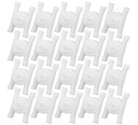 FACAIIO Lot de 20 clips de moulure pour garniture de porte E10 E21 E30 | Lot de 20 clips blancs pour garniture de porte E10 E21 E30 51131829904 20 pièces en plastique blanc E10 E21 E30 Garniture de