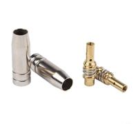 FACAIIO Lot de 30 embouts de contact 0,8 mm 1,0 mm pour torche de soudage MIG MAG AK15 MB15 14AK pour HITBOX MIG200 MIG250 MT2000 HBM1200