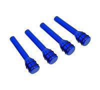 FACAIIO Lot de 4 boutons de verrouillage de porte en alliage d'aluminium pour voiture - 65 mm, ajustement universel, installation sans outil, pour la plupart des véhicules, bleu/vert