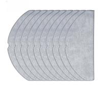 FACAIIO Lot de 4 chiffons de rechange pour aspirateur robot Vyzzle D10, compatible avec ILIFE V20, Laresar L10, Roidmi Eve, ROOK S, lot de 4 pour tampon de nettoyage en microfibre
