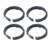 FACAIIO Lot de 4 colliers de serrage coudés pour Karcher NT20/30 WD1-4 MV3-MV6 Series, remplacement 2.863-012.0, s'adapte aux tuyaux d'aspiration 4.441-066.0/067.0