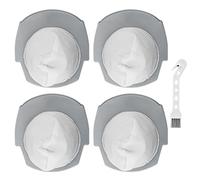 FACAIIO Lot de 4 filtres de rechange pour aspirateur filaire Bissell 2610 2611 Turbo léger, filtre en mousse lavable, compatible avec la pièce # 1620624, avec brosse de nettoyage