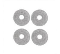 FACAIIO Lot de 4 ou 10 serpillères en microfibre pour Dreame for mova P70 Pro et Ultra, lavables et réutilisables avec matériau haute densité pour nettoyage des sols durs et élimination des taches (A)