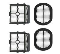 FACAIIO Lot de 4 rouleaux brosses et filtres de rechange compatibles avec aspirateur Tineco Floor S5/S5 Pro 2/S5 Extreme Smart, noir et blanc