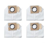 FACAIIO Lot de 4 sacs d'aspirateur de rechange pour UWANT V500, 3,5 L, sacs collecteurs de poussière de grande capacité et accessoires de filtre en tissu non tissé soufflé par fusion