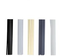 FACAIIO Lot de 50 tiges de soudage en plastique pour ABS, PP, PVC, PE pour matériaux de 25 cm de long pour soudeur en plastique