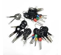 FACAIIO Lot de 59 outils de démontage de bornes pour câblage électrique automobile - Acier inoxydable 301 à sertir connecteur extracteur de broches, kit de réparation de harnais