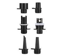 FACAIIO Lot de 6 adaptateurs de pompe pour bateau gonflable, matelas pneumatique et planche de surf - Matériau ABS, taille 0,8 mm, pour pompes à air électriques