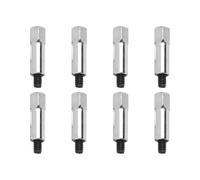 FACAIIO Lot de 8 boulons de couvercle de soupape pour moteurs Chevrolet Small Block V8, chromé, 9,5 mm de long