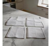 FACAIIO Lot de 8 filets de protection contre les racines des plantes en acier inoxydable, 2 tailles 23 x 25 cm, 35 x 35 cm, maille résistante à la rouille contre les parasites du sol pour jardinage