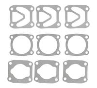 FACAIIO Lot de 9 joints de plaque de soupape de base pour compresseur d'air - 3 types (A/B/C), plastique pour matériau