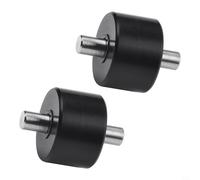 FACAIIO Lot de deux roues de rechange pour aspirateur Tineco S5 et Floor One Combo 2.0/3.0, pièces en plastique durable et métal, facile à installer pour un mouvement fluide