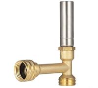 FACAIIO Marteau à eau en acier inoxydable pour machine à laver, raccord en laiton de 3/4" avec capacité de 250 psi, dispositif de réduction du bruit pour systèmes de plomberie domestique