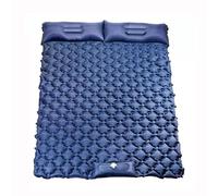 FACAIIO Matelas de camping gonflable extra épais de 8,9 cm - Matelas de couchage léger double auto-gonflant avec design hexagonal confortable, portable pour randonnée et randonnée, bleu marine