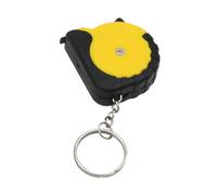 FACAIIO Mètre ruban multifonction de 1 m avec porte-clés, pour règle métrique double face et pouce, pour ruban compact en acier souple, menuiserie, dessin, mesure de meubles