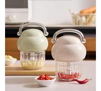 FACAIIO Mini hachoir à ail électrique rechargeable par USB 350 ml avec lames amovibles en acier inoxydable pour légumes, fruits et viande, vert