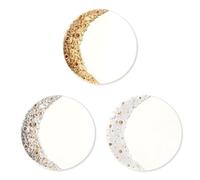 FACAIIO Miroir moderne en résine - Décoration murale - Pendentif lunaire