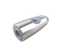 FACAIIO Modern Home Tête de robinet de cuisine extractible 2 fonctions en chrome poli avec pulvérisateur, raccord G1/2, pour remplacement de robinets d'évier contemporains