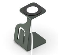 FACAIIO Montre en alliage d'aluminium pour support de chargeur compatible avec montre 8/7, station d'accueil en métal vert pour table de chevet de bureau, design compact, 9 x 6,5 x 4,8 cm