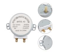 FACAIIO Moteur synchrone pour four à micro-ondes AC 220-240 V, 36 V DC, 5 mm de diamètre de l'arbre 7 mm, plateau en verre de rechange 49TYZ-A2